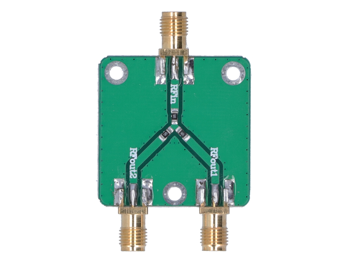 Módulo divisor de potencia resistivo duradero DC 5G 6dB 1 a 2 Distribuidor de RF de microondas