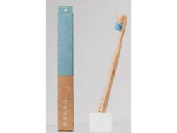BANBU BANBU Cepillo Dental Adulto Medio Azul.