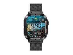 Reloj inteligente K57 Pro de 1,96 pulgadas, resistente al agua, con llamadas Bluetooth, música y pronóstico del tiempo Ly Ebike