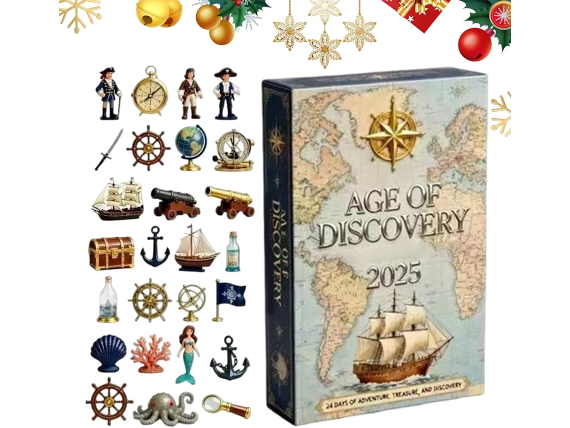 Decorações De Calendário Do Advento De Natal| Decoração Em Acrílico 2d Com Tema De Aventura| Enfeites Para