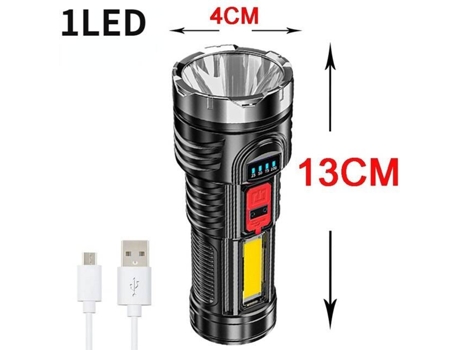 Linterna Táctica Led de 5 Núcleos Superbrillante YAN405-4