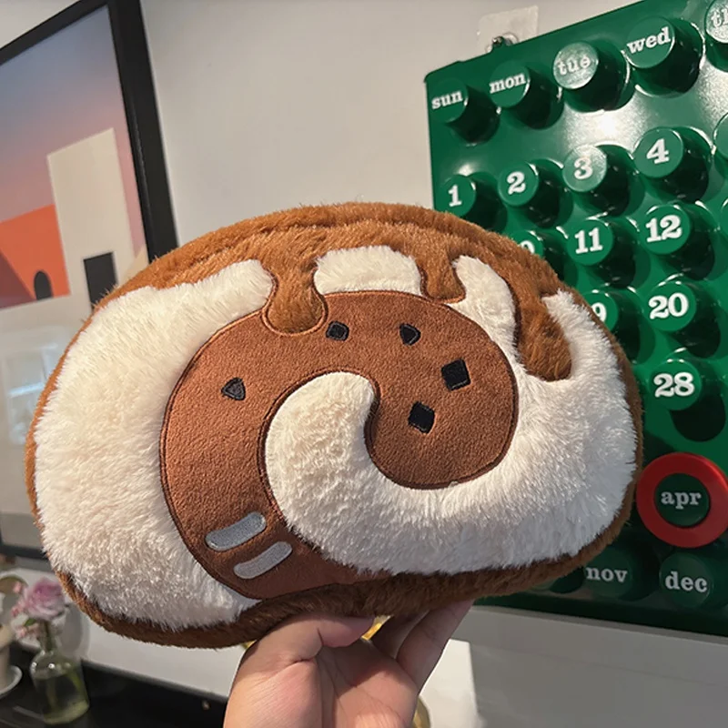 (marrón Chocolate, 32 Cm) Cojín Decorativo Enrollado Suizo Con Forma De Gato Adulto, Cojín Para Sofá, Cojín Decorativo Creativo