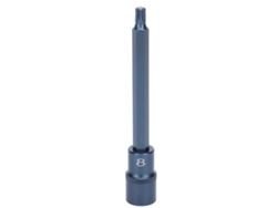 Punta De Destornillador De Acero Aleado De 12 Puntas, Revestimiento Azul, Accionamiento De 1/2" Para Tecla De Ratón.
