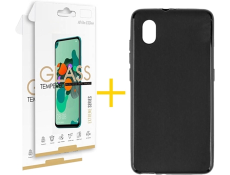 Carcasa + Protector Alcatel 1B 2020 SKYHE Lisa Negro 84189