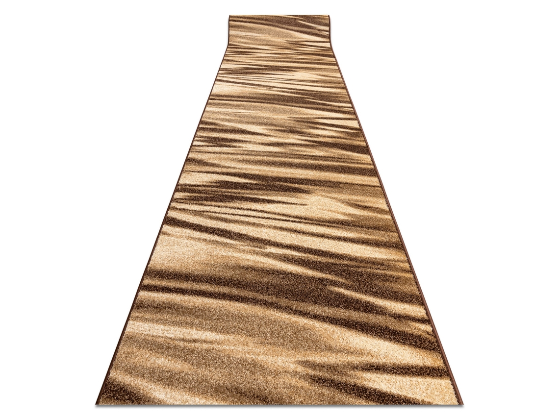 Alfombra de Pasillo Karmel Fryz - Arabica Marrón 90 cm