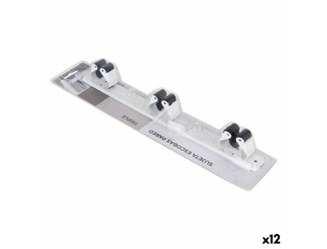 Soporte para Escobas de Pared CONFORTIME 37 cm (12 Unidades)