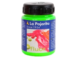 Tinta Acrílica LA PAJARITA Tinta Al Agua Brillante Verde - 75ml)