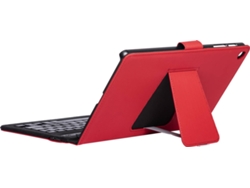 Funda + Teclado Bluetooth Tablet Samsung Galaxy Tab A7 SILVERHT Rojo