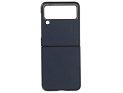 Capa De Couro Para Samsung Galaxy Z Flip 3 Anti Impacto Anti Arranhões Proteção Completa Azul