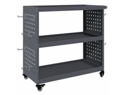 Maison Exclusive - Carro De Herramientas Con Estante Antracita 75 X 35 X 73 Cm