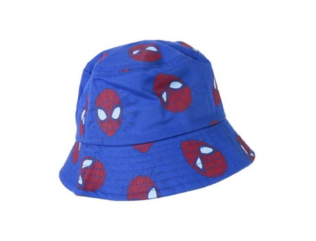 Gorro SPIDERMAN Algodón para Niños (52 cm - Azul)