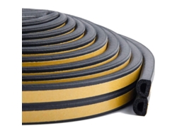 Cinta De Sellado Para Huecos De Puertas Y Ventanas Con Adhesivo, Espuma Epdm, 9 Mm X 6 Mm X 4,8 Metros, Sellado Interior Para Ventanas Y Puertas.