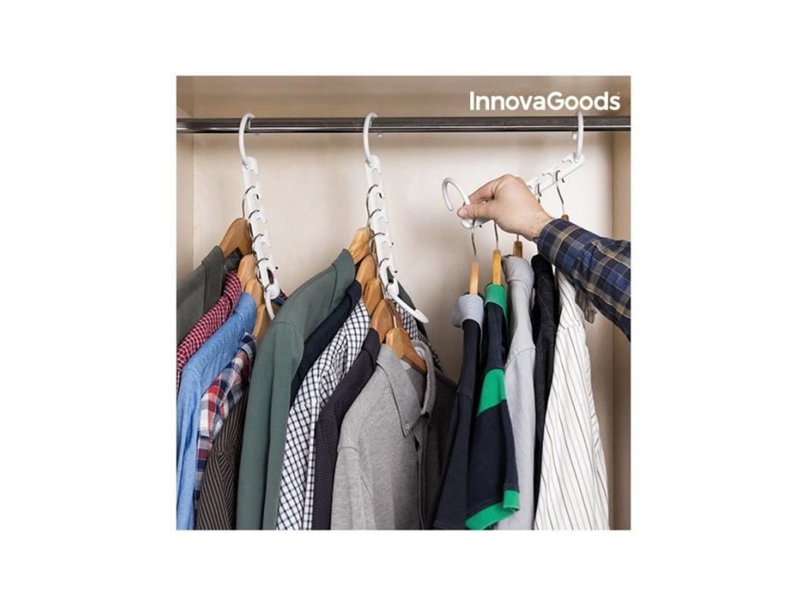 Organizador de perchas Innovagoods para 40 prendas (24 piezas)