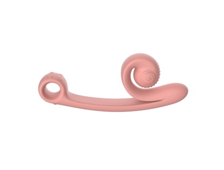 Vibrador Doble SNAIL VIBE Curve Rosa Melocotón SNAIL VIBE