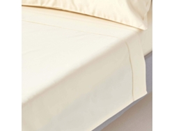 Homescapes Cream Egyptian Cotton Flat Sheet 1000 Tc, Double