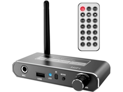 Receptor De Audio Hifi Bluetooth 5.2 Con Entrada Coaxial/micrófono/usb Para Unidad Usb.