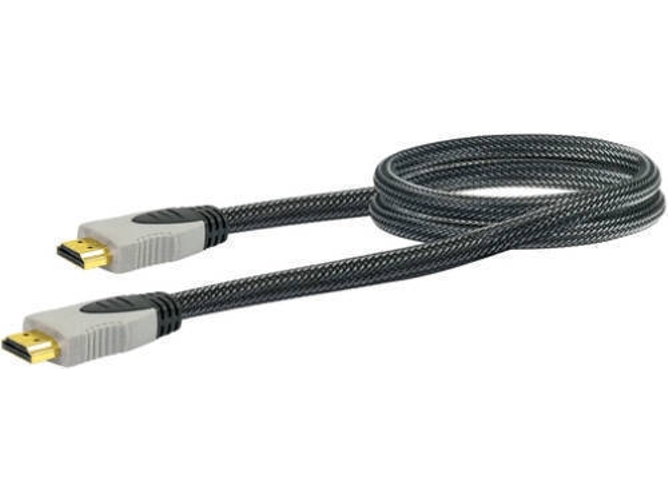 Cable HDMI SCHWAIGER (HDMI - HDMI - 1.5 m - Negro)