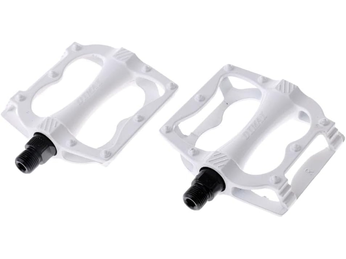 Pedales De Bicicleta Harilla Par Planos, Con Rodamientos Antideslizantes, Fabricados En Aluminio Resistente.