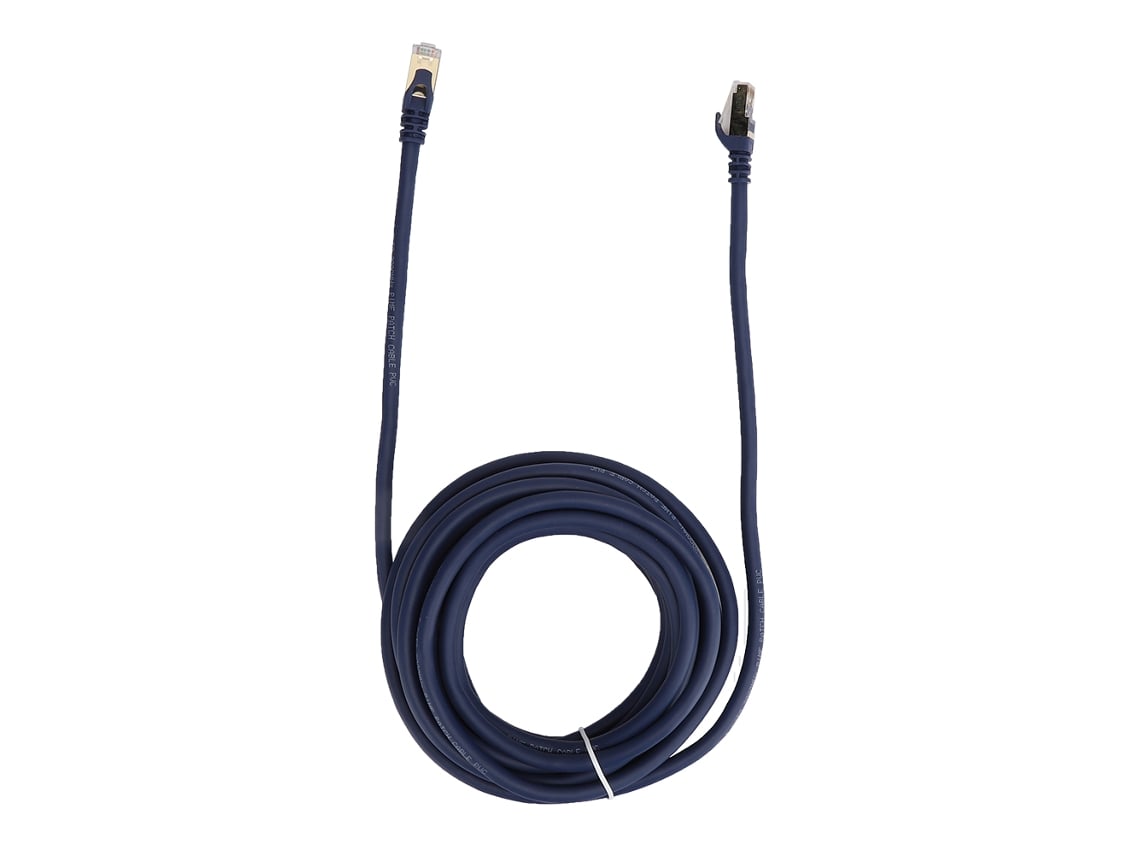Cabo De Rede Cat8 Ethernet Sftp 26awg Cobre Sem Oxigênio 40gbps 2000mhz 5 Metros Rj45 Macho