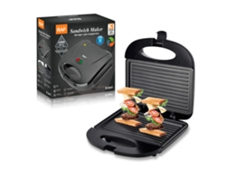 Sandwichera doméstica de estilo europeo con resistencias en ambos lados, multifuncional para asar filetes y preparar tiras de desayuno. Mdug