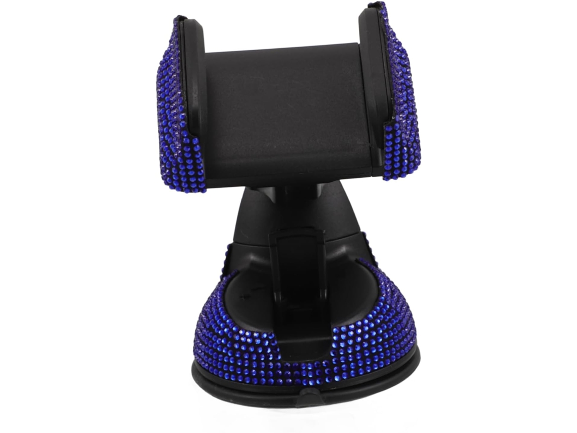 Soporte Ajustable Para Teléfono Móvil De Coche Con Diamantes De Imitación Y Ventosa.