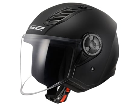 CASCO JET LS2 OF616 AIRFLOW ll MATT BLACK - XS