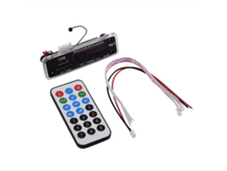 Placa Decodificadora Mp3 Wma Módulo Bluetooth Sem Fio Usb Sd Fm Chamada Hands Free