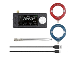 Mini Radio Si4732 + Kit de 2 Antenas Tipo 10 kHz 180 MHz, Radio portátil AM/FM, HF, SW, MW, VHF, Mini Radio Si4732 GOKOCO