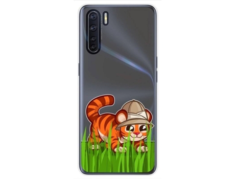 Carcasa Oppo A91 TUMUNDOSMARTPHONE Dibujos Transparente Multicolor
