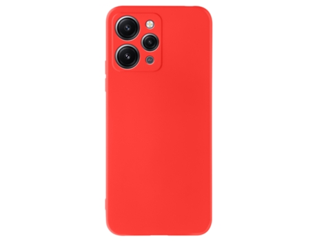 Funda para Xiaomi Redmi 12 AVIZAR Silicona Rojo