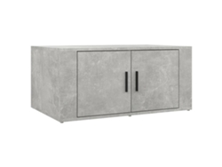 Mesa de centro de madera gris cemento de MAISON EXCLUSIVE (80x50x36 cm)