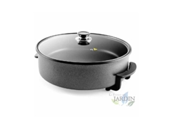 Olla Eléctrica ORBEGOZO 1500W Ideal Para Freír Guisar Asar Cocinar Paellas Tortillas Y Pizzas 40 Cm Diámetro Fondo 9Cm.