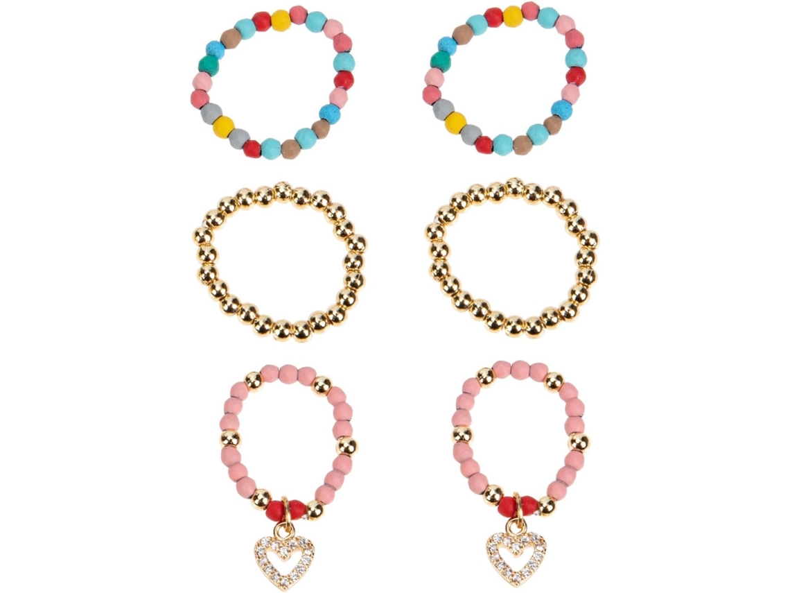 Conjunto Com 4 Anéis Decorativos Para Pulseira, Pingentes Decorativos E Anéis Para Pulseira De Relógio.