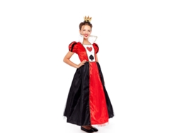 Disfraz de Niña PARTILANDIA negro y rojo reina de corazones (Tam.: 4 a 6 anos)