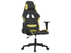 Silla Gaming VIDAXL Negro Tela (65x58x128 cm)