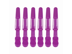 Vlrla-6pcs Purple Anti-slip Single Prong Cabelo Clips Para Cabelodressing