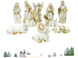 Belén De 11 Piezas: Decoración Religiosa Para El Hogar Y Celebraciones En La Iglesia.