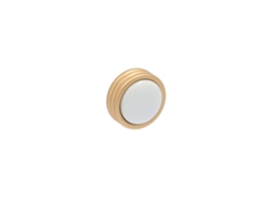 Pomo Para Muebles De Zamac Y Porcelana Diámetro 34mm Alucover Latón Lote De 25