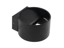 Luz de pared LED negra 8W (Ec. 64W) 4200K Diam. 100 mm HOROZ ELECTRIC