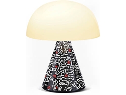 Lámpara De Mesa LEXON Mina M Keithharing Love Black  