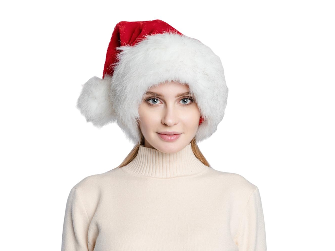 Gorro de Papá Noel cálido y esponjoso