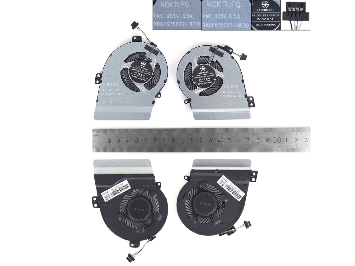 Ventilador para portátil HP TPN Q208 15 CSL, compatible con la versión 2 L40619 001 L40620 001