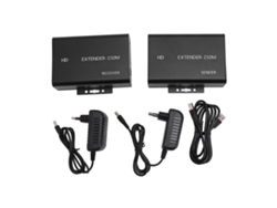 Extensor Kvm Hd De 150 M Con Interfaz Multimedia A Rj45 Cat5e/6, 1080p, 60 Hz, Usb, Enchufe Europeo.
