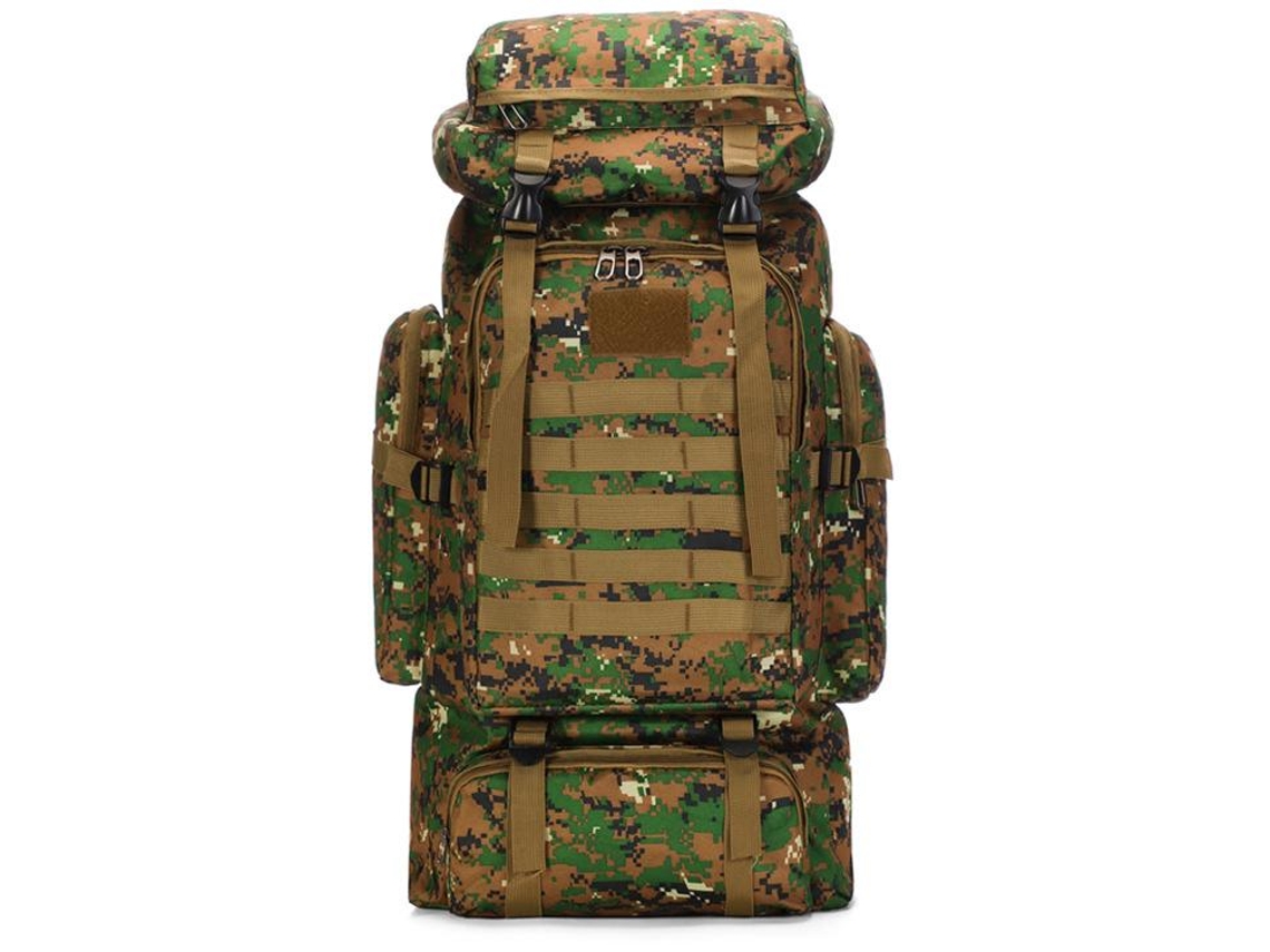 Mochila Táctica Para Acampar Y Hacer Senderismo Al Aire Libre, Gran Capacidad De 80 L (jungla), Chrui