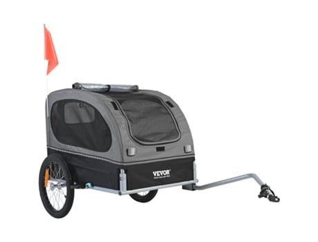 VEVOR Remolque de Bicicleta para Perros Mascotas Gato 40 kg Resistente al Agua