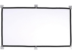 Pantalla De Proyección 16:9 De 150 Pulgadas Con Cortina De Densidad Suave Para El Hogar Y La Oficina.