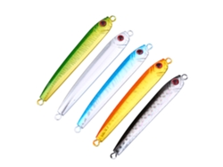 Señuelos metálicos 3D con ojos de 9 cm, accesorios de pesca, 5 unidades por lote Vylara