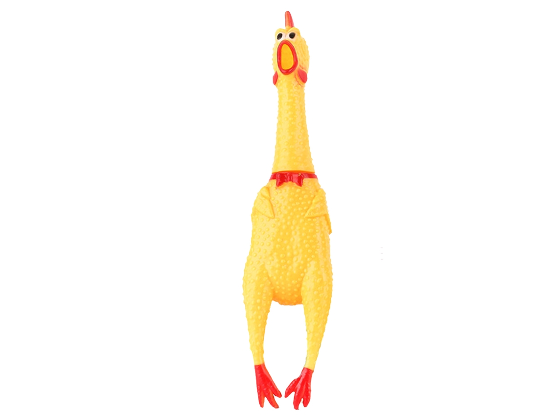 Juguete De Pollo Amarillo Que Grita: Alivio Del Estrés, Seguro Para Adultos, Niños Y Mascotas.