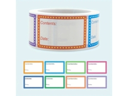 (estilo 2) Etiquetas Para Almacenamiento De Alimentos Con Información De Fecha Y Contenido, 200 Hojas/rollo, 1,0 X 1,57 Pulgadas
