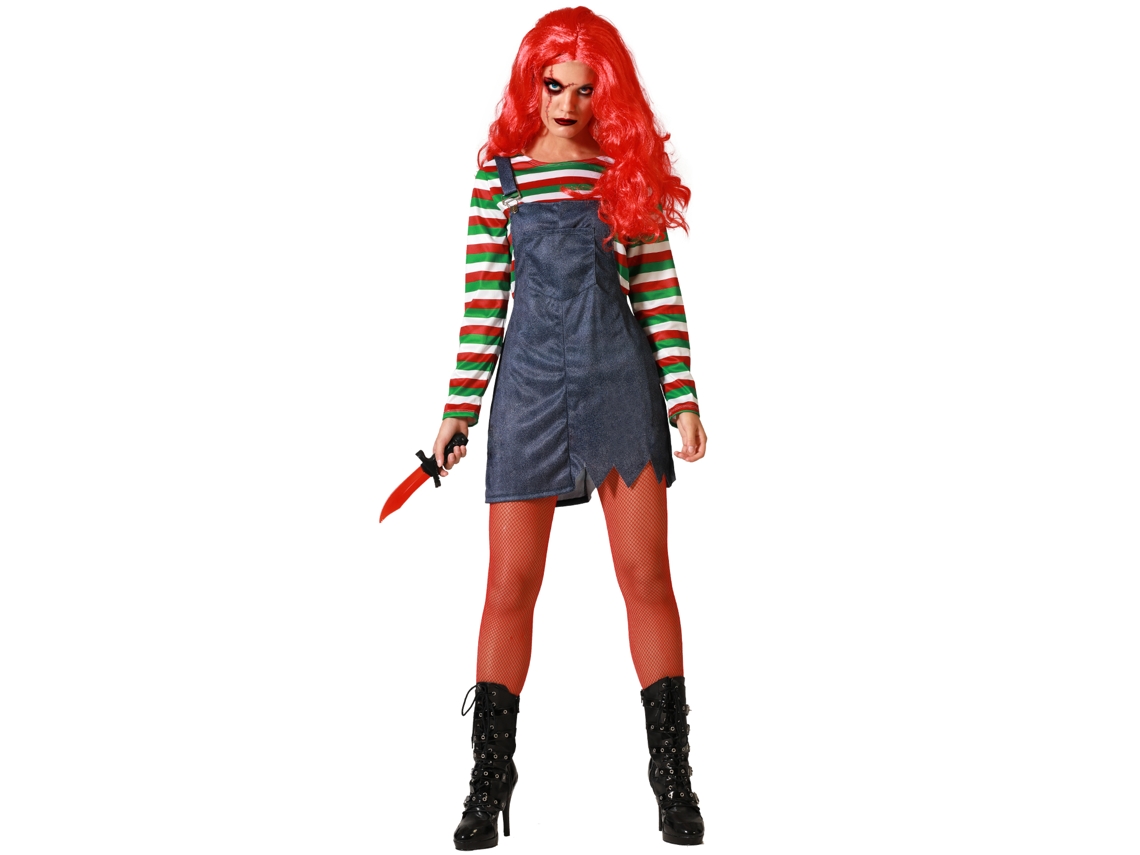Disfraz Muñeca Halloween Multicolor Con Vestido Mujer Adulto M ATOSA
